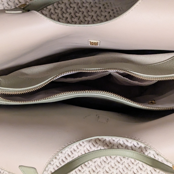 Miztique Light Green Tote Bag with Gold Accent - Picture 4 of 5